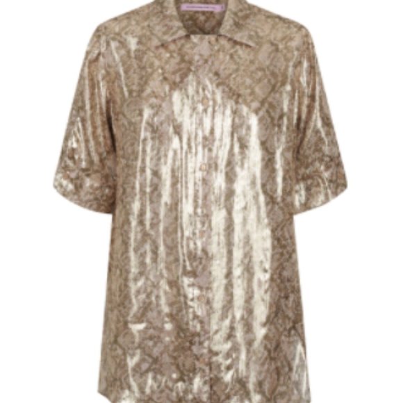Hansen & Gretel Sinzie Shirt Metallic Python - Picture 7 of 7